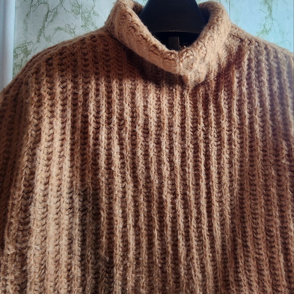 Free People Tan Mock Neck Sweater - Picture 3 of 10